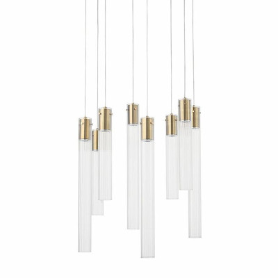 Люстра Jenae Glass Tubes Chandelier 8