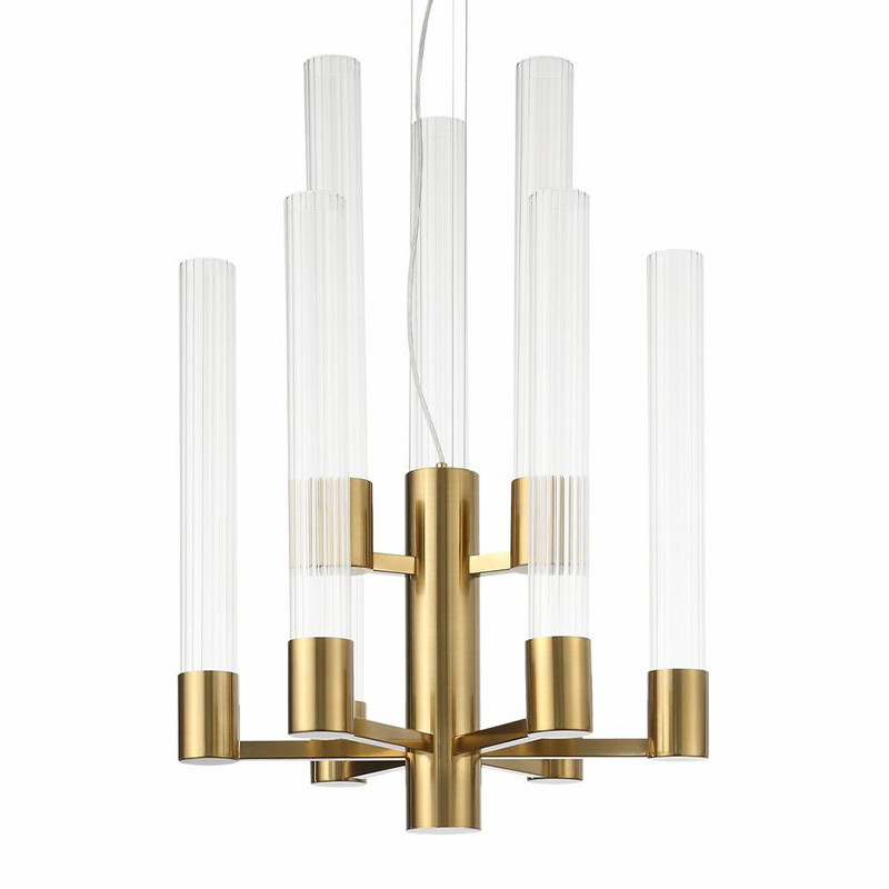 Люстра Jenae Glass Tubes Chandelier 9