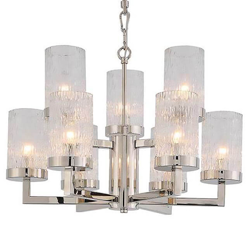 Люстра Kelly Silver Small с Рельефным Стеклом