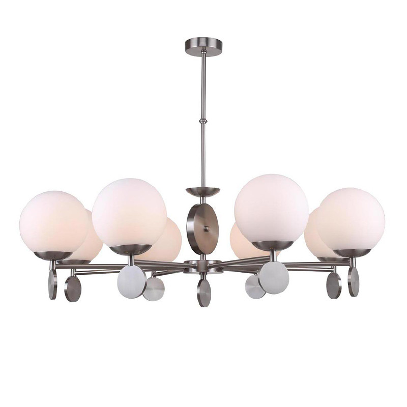Люстра Kyran Nickel Chandelier 8