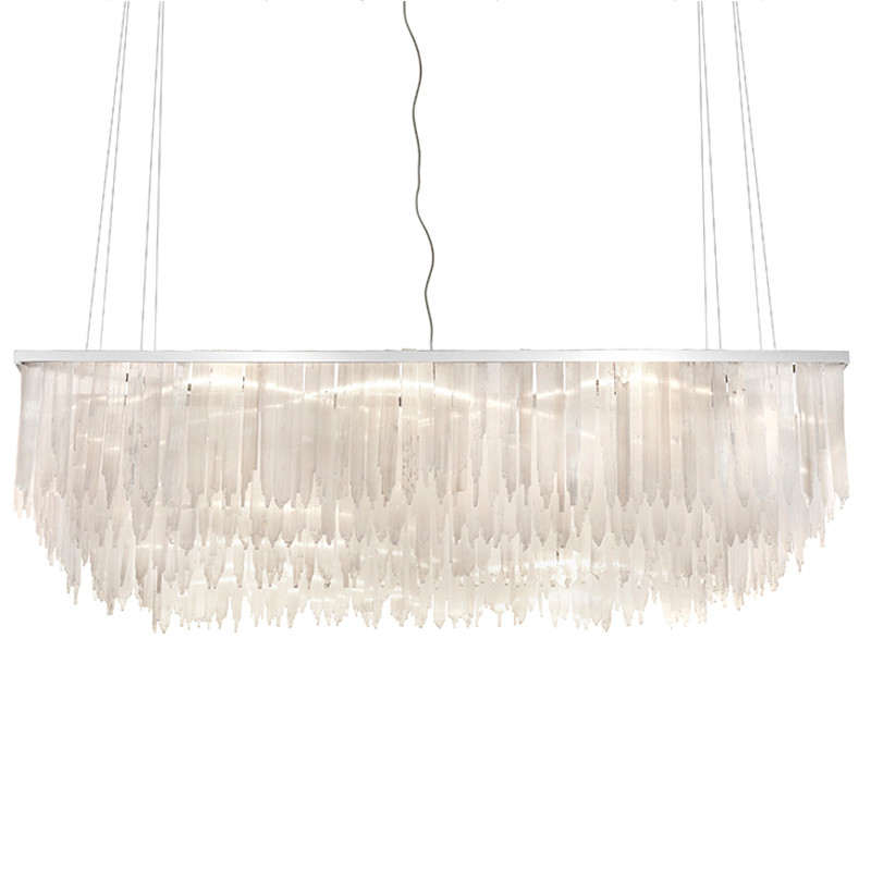 Люстра LAMP SELENITE RECT chromium 160