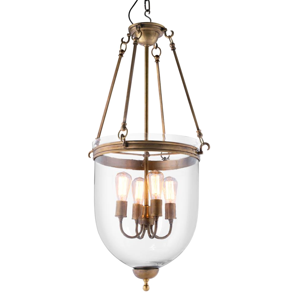 Люстра Lantern Cameron Brass M