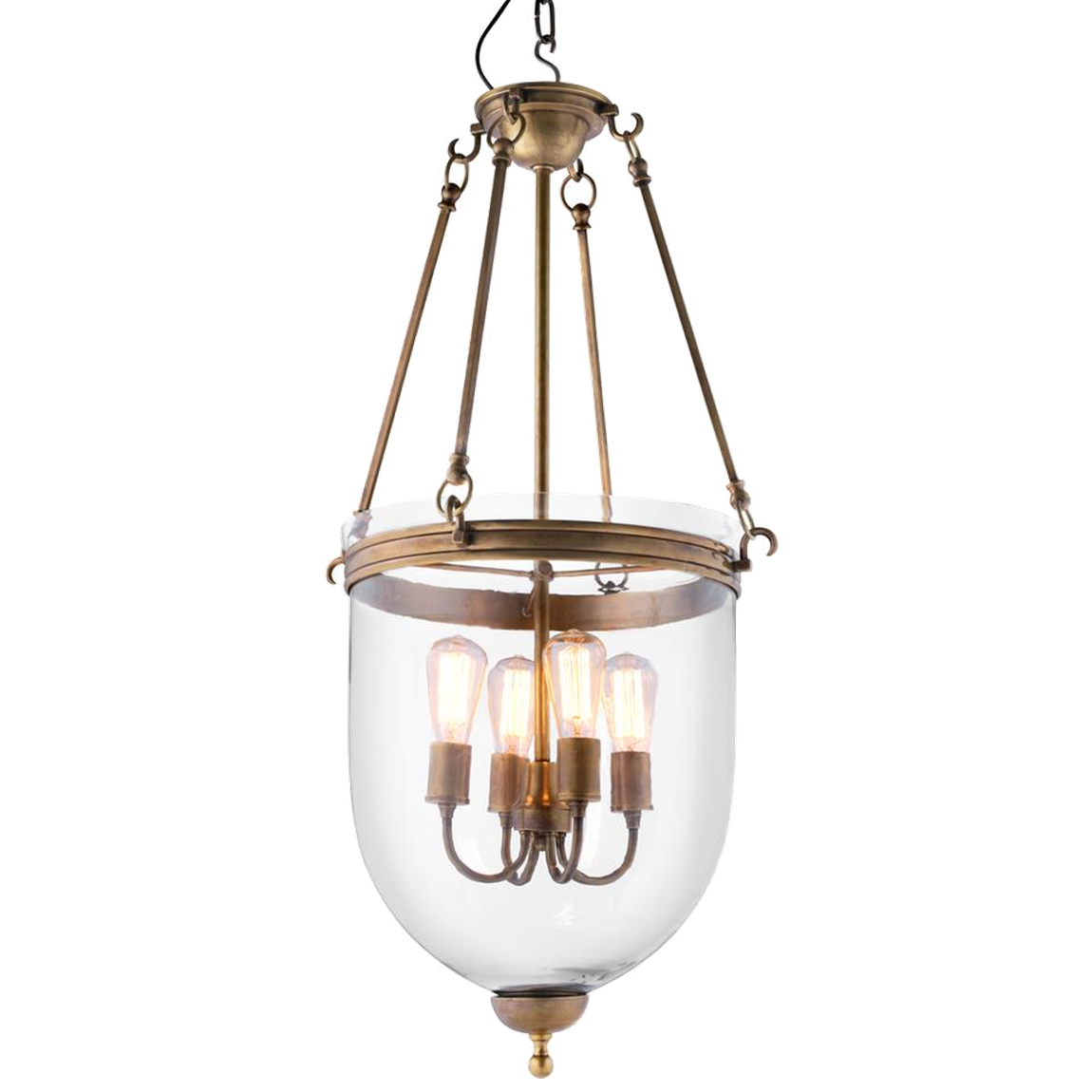 Люстра Lantern Cameron Brass M
