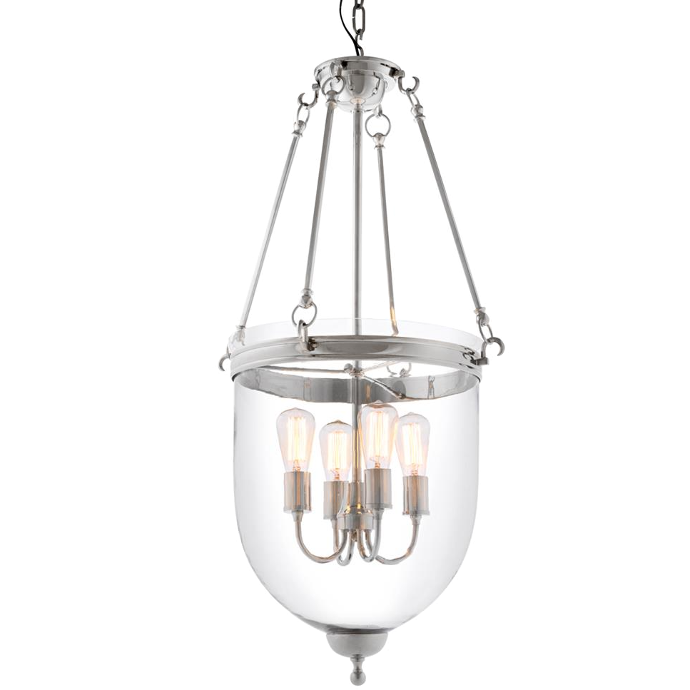 Люстра Lantern Cameron Nickel M