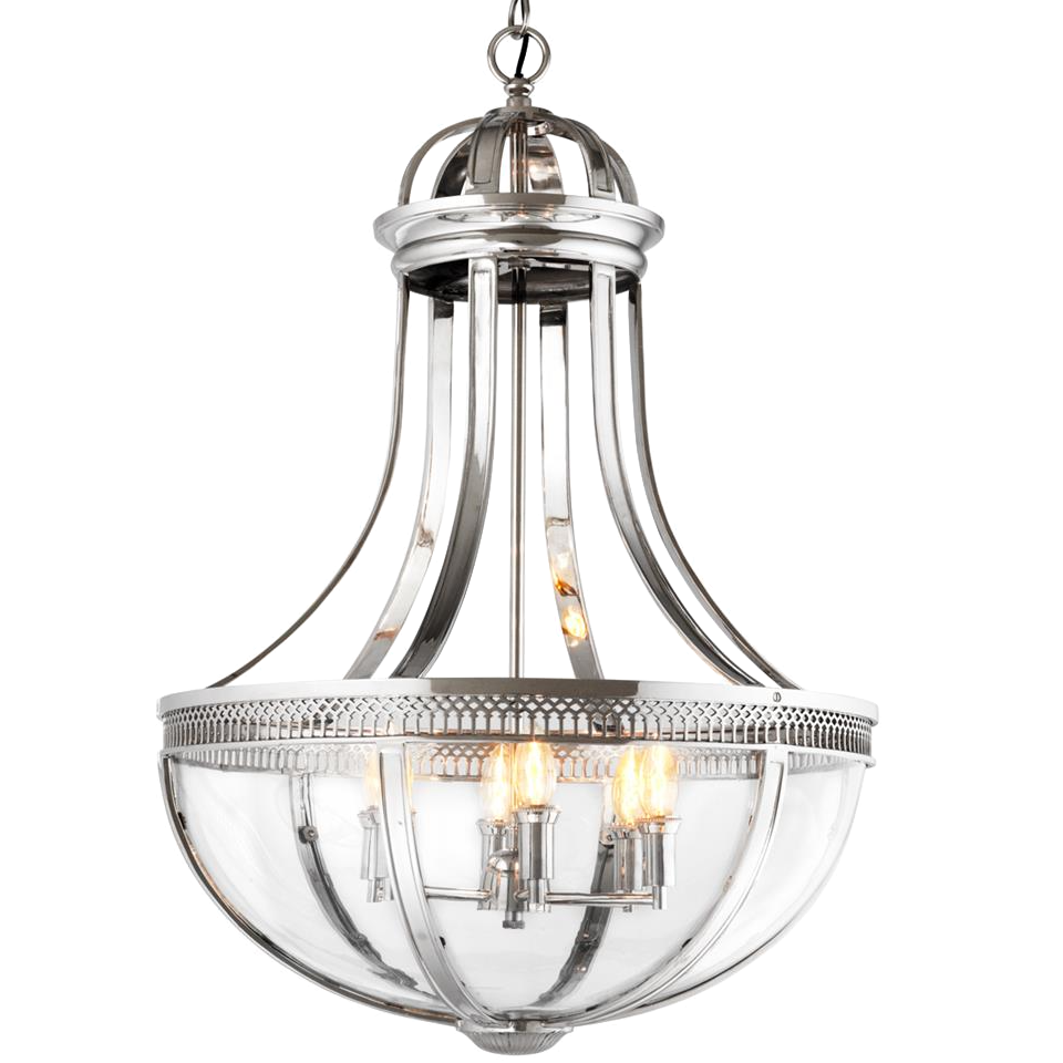 Люстра Lantern Capitol Hill L Nickel