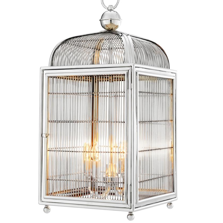 Люстра Lantern Falcon Nickel