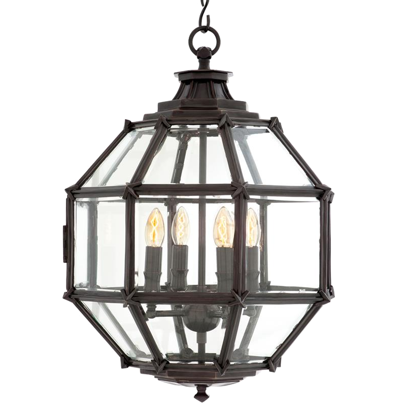 Люстра Lantern Owen Bronze S
