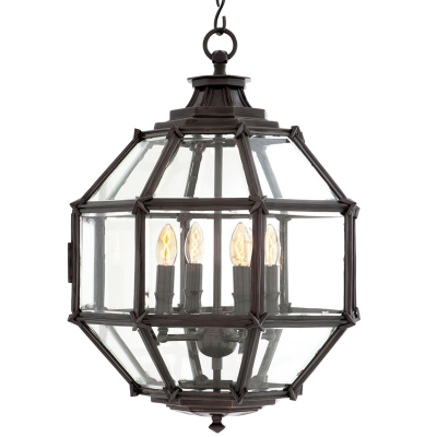 Люстра Lantern Owen Bronze S