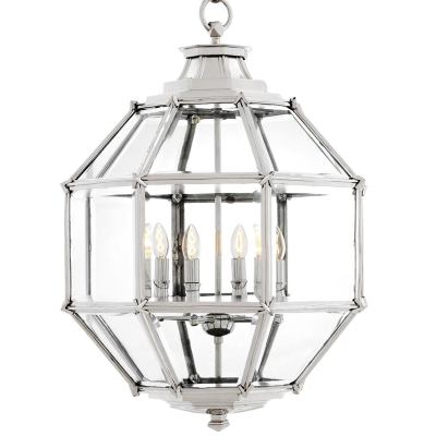 Люстра Lantern Owen Nickel M