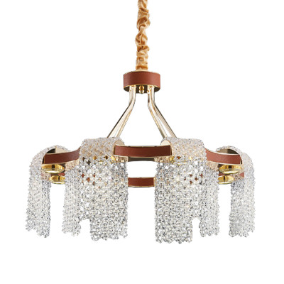 Люстра Leather Glass Chandelier 60