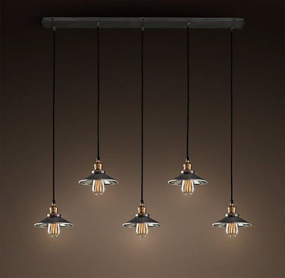 Люстра Loft Cone Pendant Reflector 5 Line
