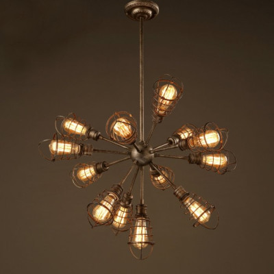 Люстра Loft Industrial Sputnik 13 Retro