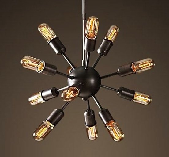 Люстра Loft Industrial Sputnik Chandelier 50 12