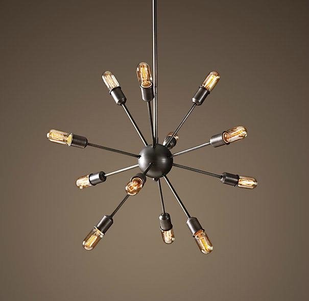 Люстра Loft Industrial Sputnik Chandelier 70 12