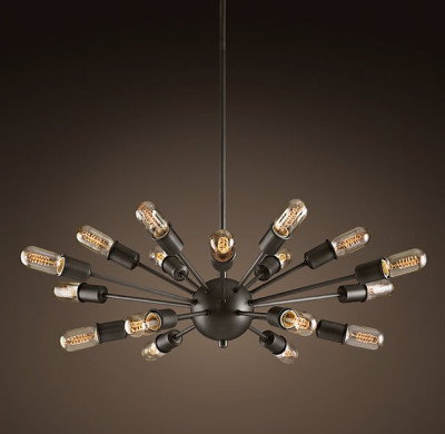Люстра Loft Industrial Sputnik Chandelier Elliptical