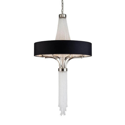 Люстра Luccу Small с Черным Тканевым Плафоном