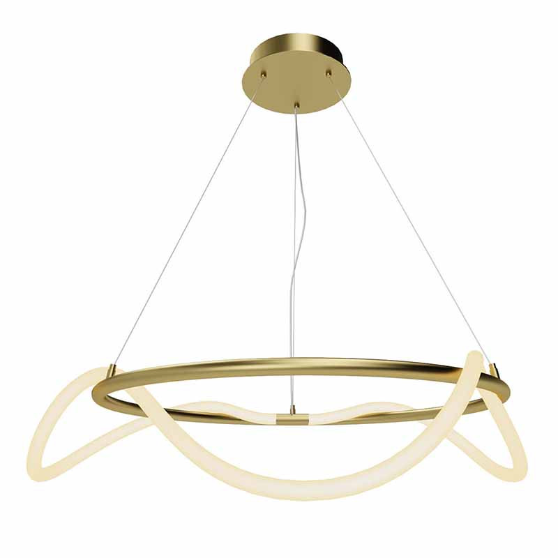 Люстра Luke Lampco Tracer Chandelier Gold 60