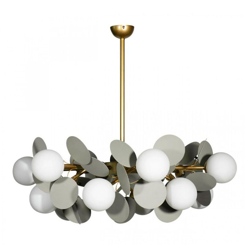 Люстра MATISSE Chandelier Gray 12 ламп