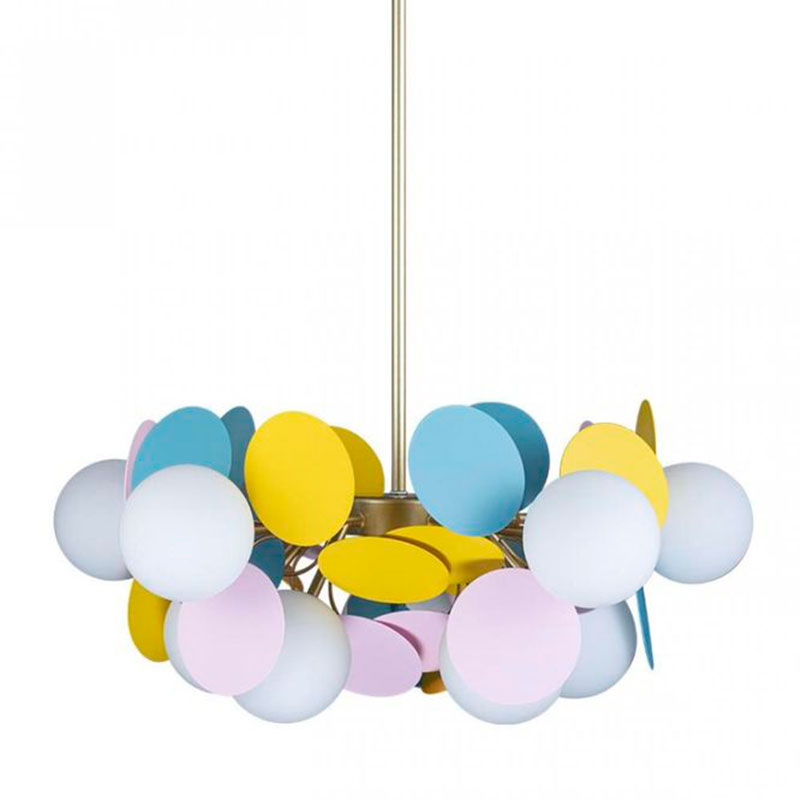 Люстра MATISSE Chandelier multicolor 10 ламп