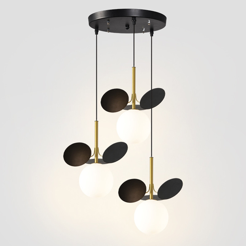 Люстра MATISSE Circle Trio black