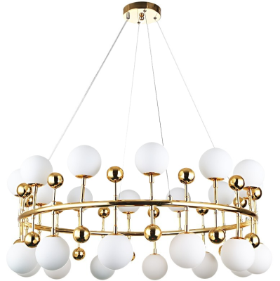 Люстра Milk Bubble Ring Chandelier
