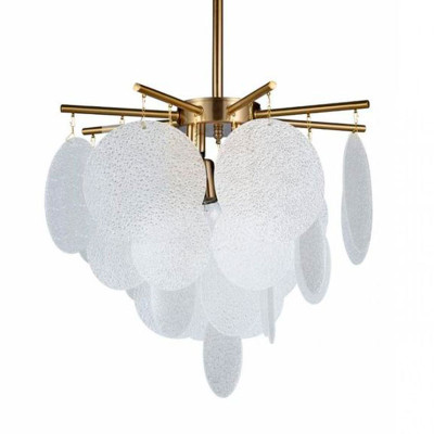 Люстра Nimbus Рельефное Прозрачное стекло Диаметр D 43 см