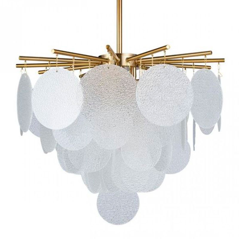 Люстра Nimbus Рельефное Прозрачное стекло Диаметр D 60 см