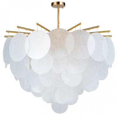 Люстра Nimbus Рельефное Прозрачное стекло Диаметр D 80 см