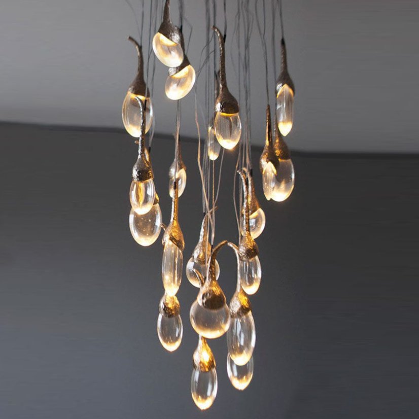 Люстра OCHRE Seed Cloud installation