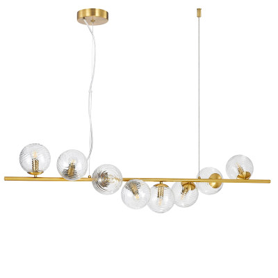 Люстра Perforated Glass Bubbles 8 ламп