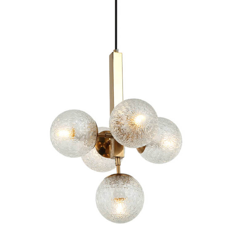 Люстра Perforated Glass Bubbles transparent 5