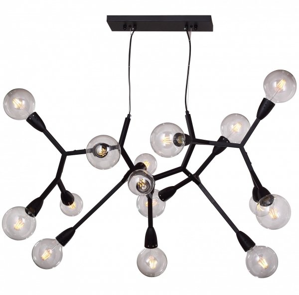 Люстра Polygon Chandelier 15 Black