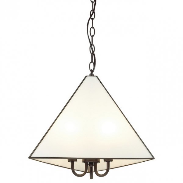 Люстра Pyramid Glass Pendant 3 Milk