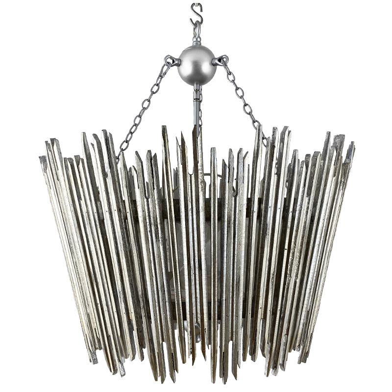 Люстра Ragna Silver Wooden Rods Chandelier