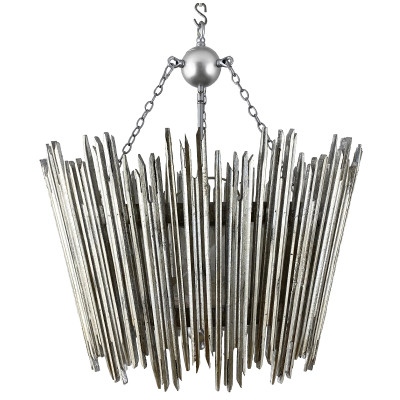 Люстра Ragna Silver Wooden Rods Chandelier
