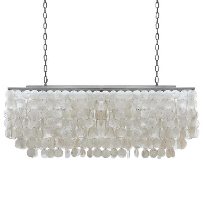 Люстра rectangle SHELL Chandelier 2 cascades