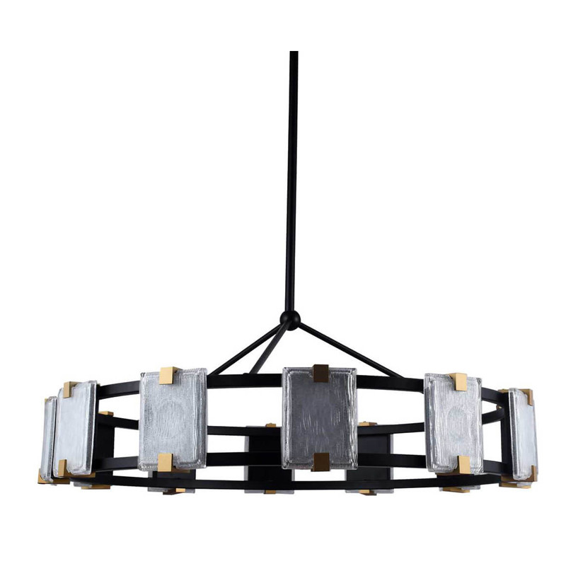 Люстра Rectangular Glass Plafon D85