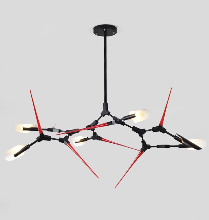 Люстра Red Spikes Chandelier 6
