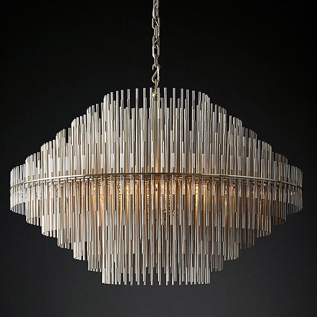 Люстра Emile Round Chandelier Chrome