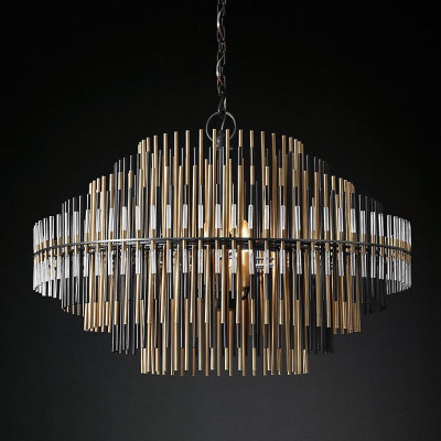Люстра Emile Round Chandelier Chrome II
