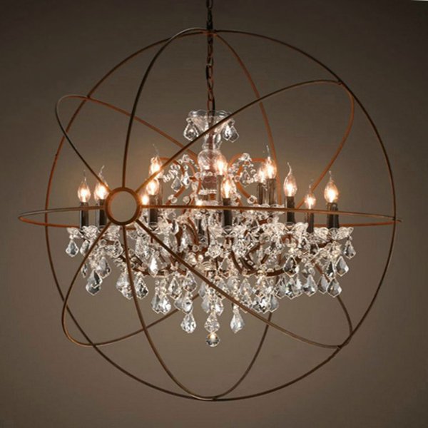Люстра Foucault's Orb Crystal Chandelier