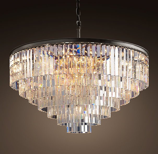 Люстра Odeon Clear Glass Fringe Chandelier - 80, 110