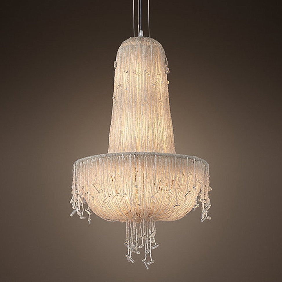 Люстра 1930S FRENCH CRYSTAL BEADED Chandelier