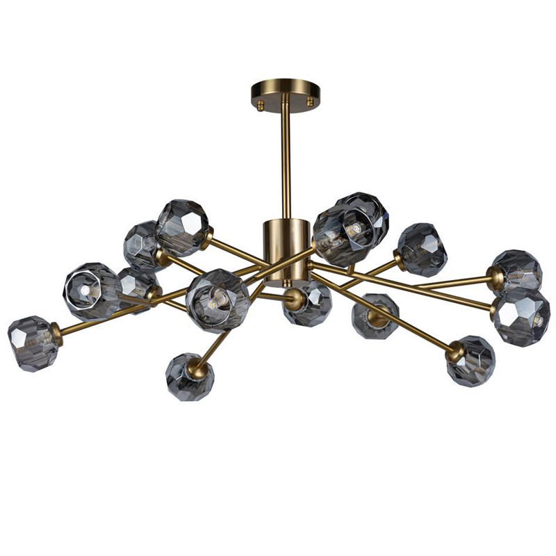 Люстра Boule De Cristal smoky 15