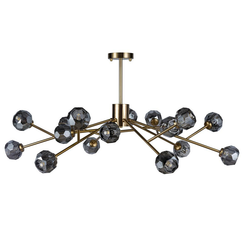 Люстра Boule De Cristal smoky 18