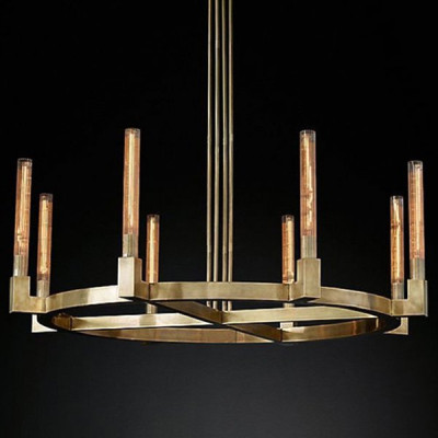 Люстра CANELLE Round Chandelier 8 Modern Brass