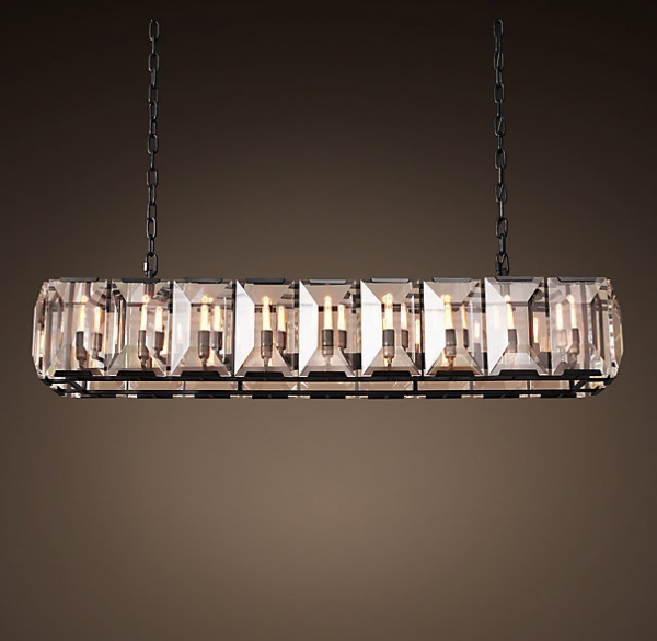 Люстра Harlow Crystal Square Chandelier 18