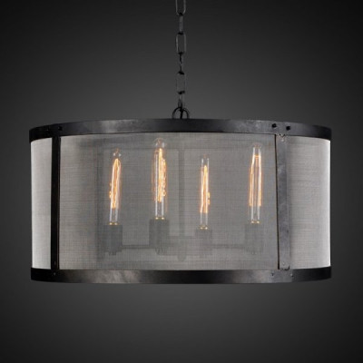 Люстра Riveted Mesh Chandelier Round