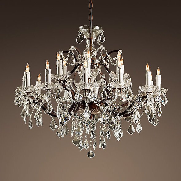 Люстра Rococo Iron & Crystal Chandelier 18