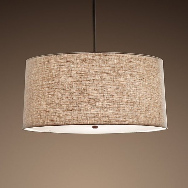 Люстра ROUND Linen Shade Pendant